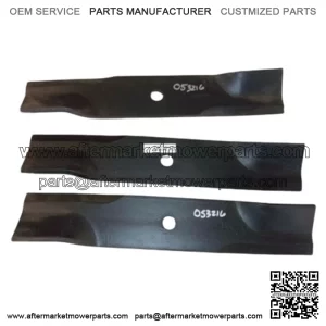 Gravely 40" mower high lift blades 3 NOS 21304100 053216