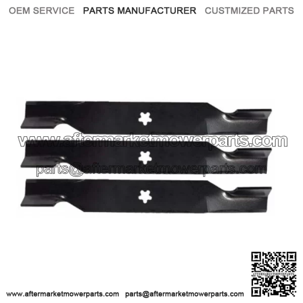 Ariens 936069 936078 936097 54" High-Lift Bagging Lawn Mower Blades Set of 3
