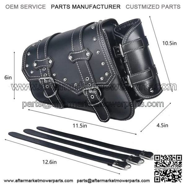 Motorcycle Leather Panniers Saddlebages - Image 2