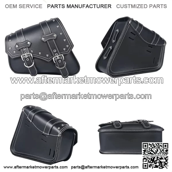 Motorcycle Leather Panniers Saddlebages - Image 3