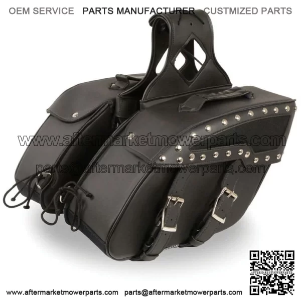 Motorcycle Saddle Bags Leather Sider Panniers