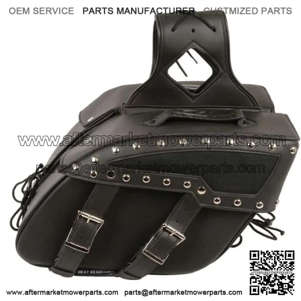 Motorcycle Saddle Bags Leather Sider Panniers - Image 3
