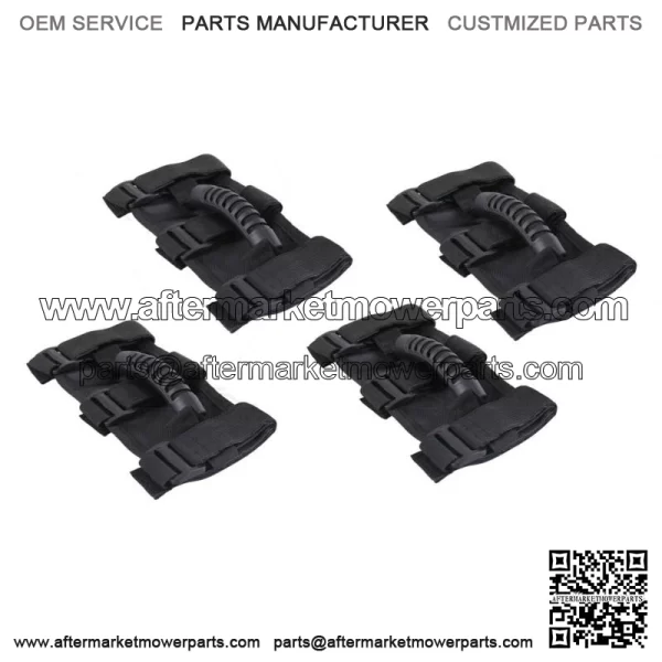 Pair PREMIUM Roll Bar Grab Handle Handles Black for Can-Am Maverick X3 Max R For: More than one vehicle