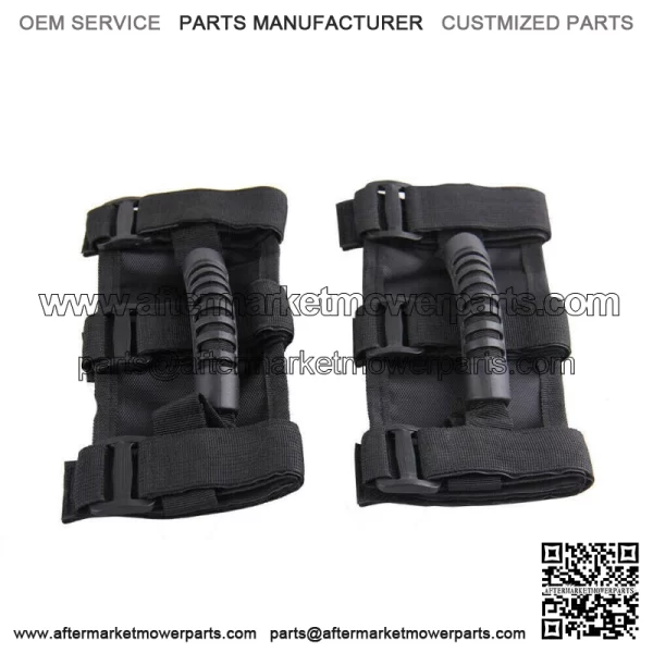 Pair PREMIUM Roll Bar Grab Handle Handles Black for Can-Am Maverick X3 Max R For: More than one vehicle - Image 3
