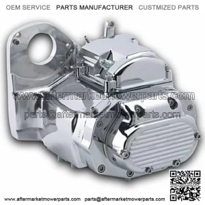 Ultima Polished & Chrome 6-Speed Transmission Trans Evolution Evo Harley Softail (For: Harley-Davidson)