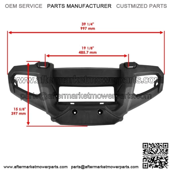 Front Bumper & Panel For Polaris Sportsman 700 2005-2007 Brush Guard Bumper For: Polaris Sportsman 800 - Image 2