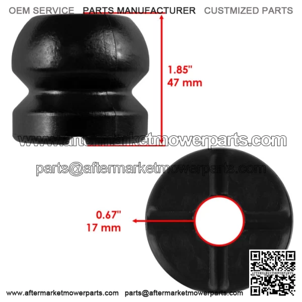 2Front Strut Shock Bumper for Polaris Sportsman X2 500 2006 2007-2009 17.8MM ID For: Polaris Sportsman 570 - Image 2