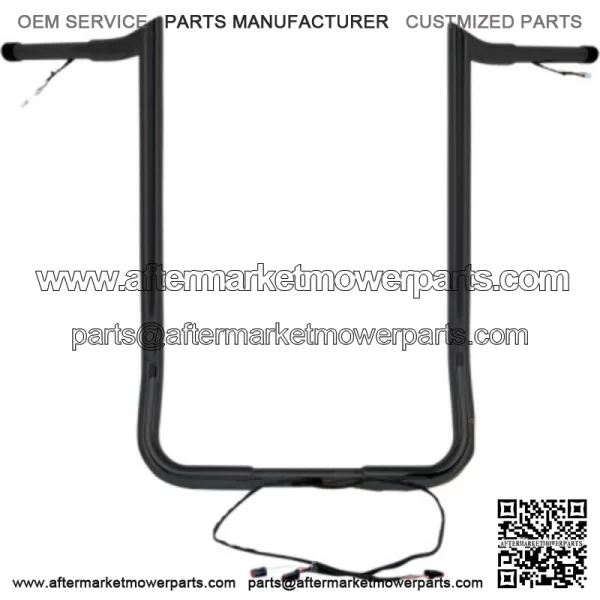 Yaffe Wired 16" Black Monkey Bagger Ape Hangers Bars Handlebars Harley Touring B (For: Harley-Davidson)