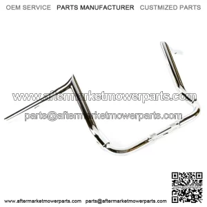 Factory 47 12" Chrome Assault Handlebars 1.5" Harley Bagger Street Electra Glide (For: Harley-Davidson)