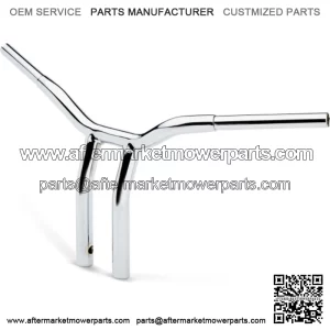 LA Choppers 1 1/4" Chrome Kage Fighter 12" T Bars Pullback Handlebars Harley FXD (For: Harley-Davidson)