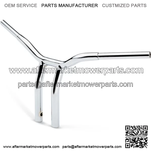 LA Choppers 1 1/4" Chrome Kage Fighter 12" T Bars Pullback Handlebars Harley FXD (For: Harley-Davidson)