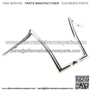 Factory 47 Signature Ape Hanger Handlebars 16" 1-1/4" Chrome Harley FLTR 15-22 (For: Harley-Davidson)