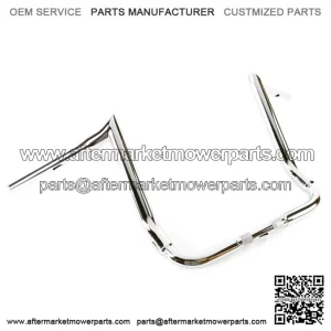 Factory 47 14" Chrome Assault Handlebar 1.5" Harley Touring Street Electra Glide (For: Harley-Davidson)