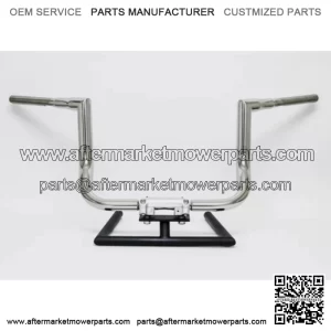 KST Kustoms Polished 10" Patriot Bagger Handlebars Bars Harley Touring Batwing (For: Harley-Davidson)