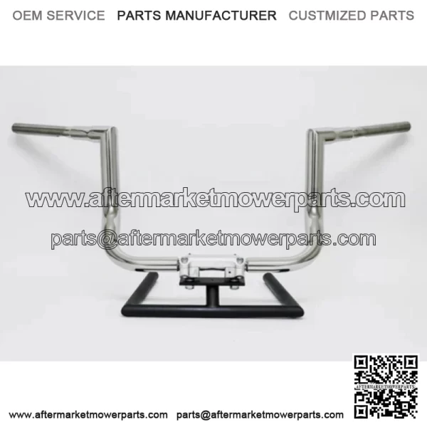 KST Kustoms Polished 10" Patriot Bagger Handlebars Bars Harley Touring Batwing (For: Harley-Davidson)