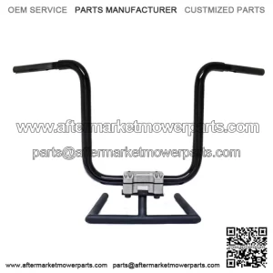 KST Kustoms Satin Black 14" Straight Jacket Handlebars Bars Harley FLTR 1.25" (For: Harley-Davidson)