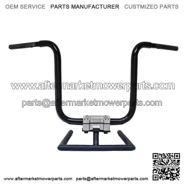 KST Kustoms Satin Black 14" Straight Jacket Handlebars Bars Harley FLTR 1.25" (For: Harley-Davidson)