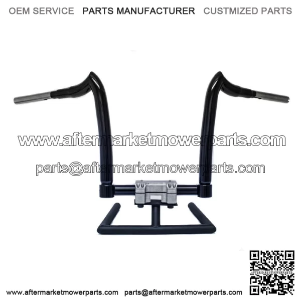 KST Kustoms Gloss Black 12" Spearhead Handlebars Bars Harley Softail 1.25" 1.5" (For: Harley-Davidson)