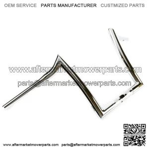 Factory 47 Signature Ape Hanger Handlebars 12" 1-1/4" Chrome Harley FLTR 15-22 (For: Harley-Davidson)