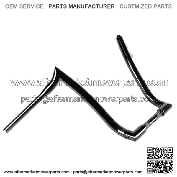 Factory 47 Nomad Ape Hanger Handlebars 1.5 16" Gloss Black Harley Softail (For: Harley-Davidson)