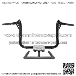 KST Kustoms Satin Black 16" Punisher Handlebars Bars Harley Touring Batwing FLH (For: Harley-Davidson)