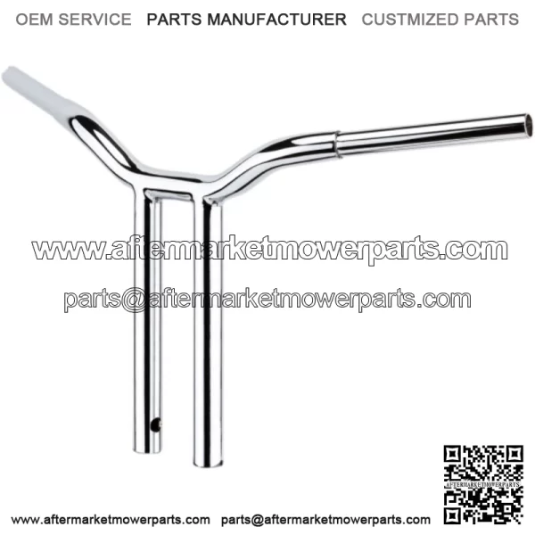 LA Choppers 1 1/4" Chrome Kage Fighter 10" T Bars Straight Handlebars Harley FXD (For: Harley-Davidson)