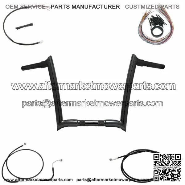 OEM Yaffe Black 12" Monkey Bars Package Kit 2013 Harley Road King Glide CVO ABS (For: Harley-Davidson)