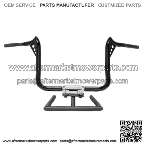 KST Kustoms Satin Black 12" Punisher Handlebars Bars Harley Touring Batwing FLH (For: Harley-Davidson)
