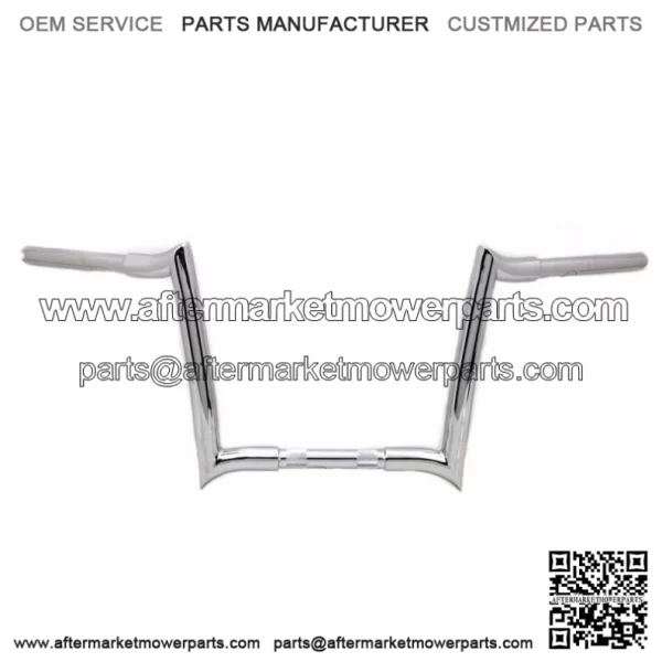 1.25" Chrome 12" Monkey Bagger Bars Bar Apehanger Handlebars Harley Touring FLST (For: Harley-Davidson)