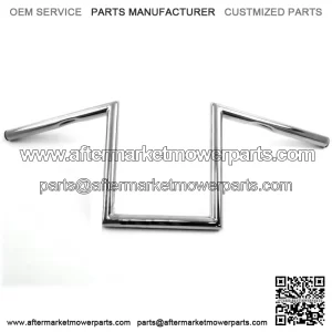 10" Chrome Z Bars Handlebars Mini-Ape Apes Harley Sportster Nightster Iron 72 (For: Harley-Davidson)
