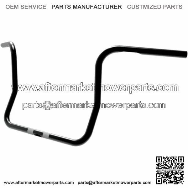 Paul Yaffe Black 10" Classic Ape Hanger Handlebars Harley Touring Bagger Batwing (For: Harley-Davidson)