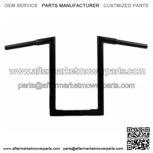 Black 16 1-1/4" Z Bars Handlebars Ape Hangers Harley Bobber Chopper Custom Dyna (For: Harley-Davidson)