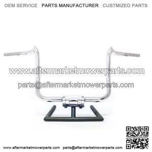 KST Kustoms Polished 12" Mayhem Bagger Handlebars Bars Harley Touring Batwing (For: Harley-Davidson)