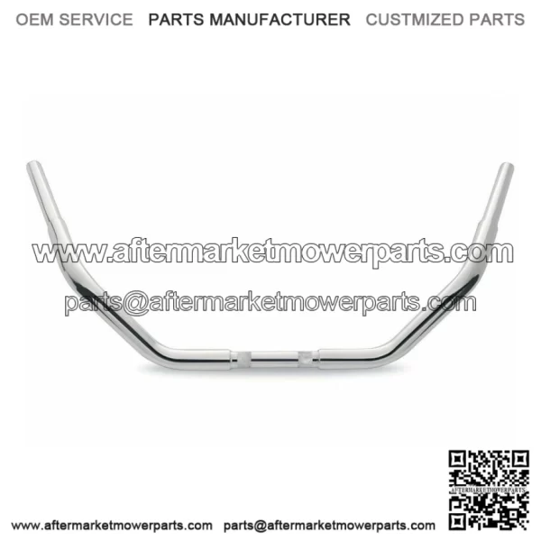 New Chrome Wild One 1 1/4" 1.25" Fat Chubby Comfort Handlebars Handle Bar Harley (For: Harley-Davidson)