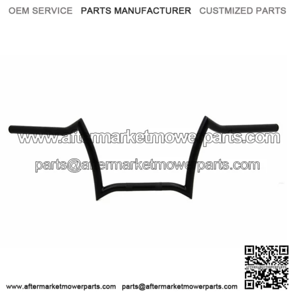 Black 9" Crazy Z Bars Ape Hanger Handlebars Harley Softail Dyna Sportster FXR (For: Harley-Davidson)