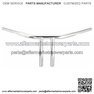 8 1/2" Rise Chrome Pullback Drag Bars Handlebars Harley Softail Dyna Sportster (For: Harley-Davidson)