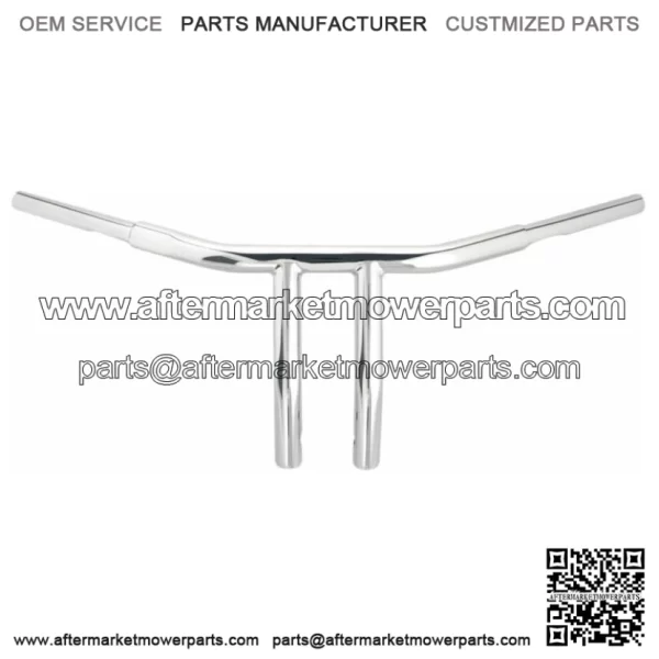 8 1/2" Rise Chrome Pullback Drag Bars Handlebars Harley Softail Dyna Sportster (For: Harley-Davidson)