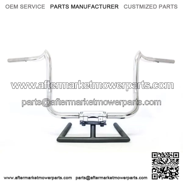 KST Kustoms Polished 16" Mayhem Bagger Handlebars Bars Harley Touring Batwing (For: Harley-Davidson)