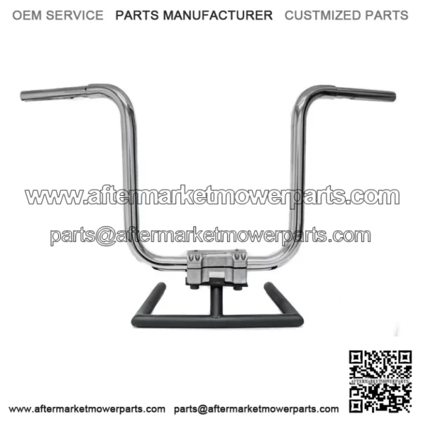 KST Kustoms Polished 12 Straight Jacket Handlebars Bars Harley FLTR Softail Dyna (For: Harley-Davidson)