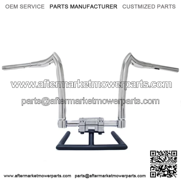 KST Kustoms Polished 12" Spearhead Handlebars Bars Harley Road King Glide 1.5" (For: Harley-Davidson)