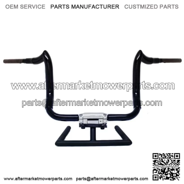 KST Kustoms Denim Satin Black 14" Bison Bagger Handlebars Bars Harley Touring (For: Harley-Davidson)
