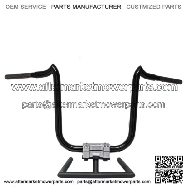 KST Kustoms Satin Black 12 Double Trouble Handlebars Bars Harley RG Softail Dyna (For: Harley-Davidson)