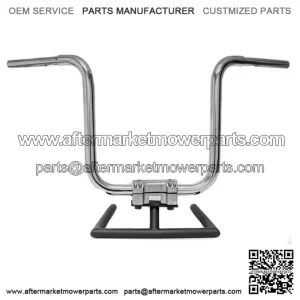 KST Kustoms Polished 12 Straight Jacket Handlebars Bars Harley FLTR Softail 1.25 (For: Harley-Davidson)