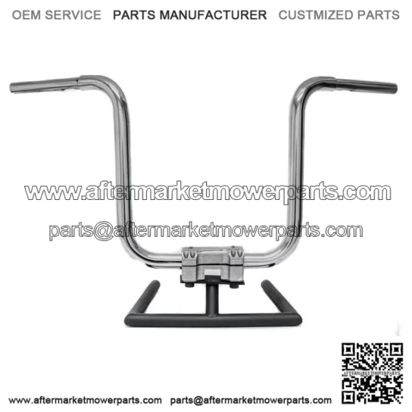 KST Kustoms Polished 12 Straight Jacket Handlebars Bars Harley FLTR Softail 1.25 (For: Harley-Davidson)