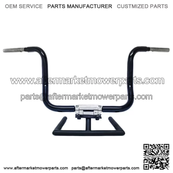 KST Kustoms Gloss Black 14" Six Bend Kicker Handlebars Bars Harley Touring FLH (For: Harley-Davidson)