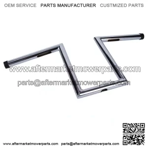 10-1/2" Rise 1" Hangers Z-Bars Handlebars For Harley Sportster Softail Dyna (For: Harley-Davidson)