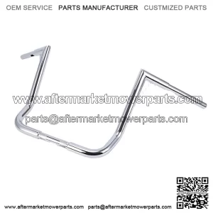 Chrome 16" Rise 1-1/4" Hanger Handlebar For Harley Touring FLHT FLHTC 82-22 (For: Harley-Davidson)