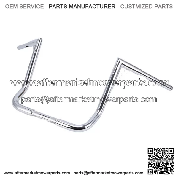 Chrome 16" Rise 1-1/4" Hanger Handlebar For Harley Touring FLHT FLHTC 82-22 (For: Harley-Davidson)
