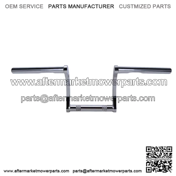 1" Motorcycle Handlebars Drag Z Bar For Harley Chopper Bobber Cruiser Custom (For: Harley-Davidson)