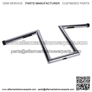 10-1/2" Rise 1" Hanger Z-Bars Handlebar For Harley Dyna Softail Sportster XL (For: Harley-Davidson)